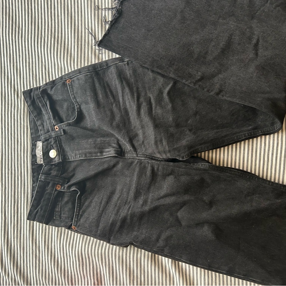 Zara Charcoal Denim Pants